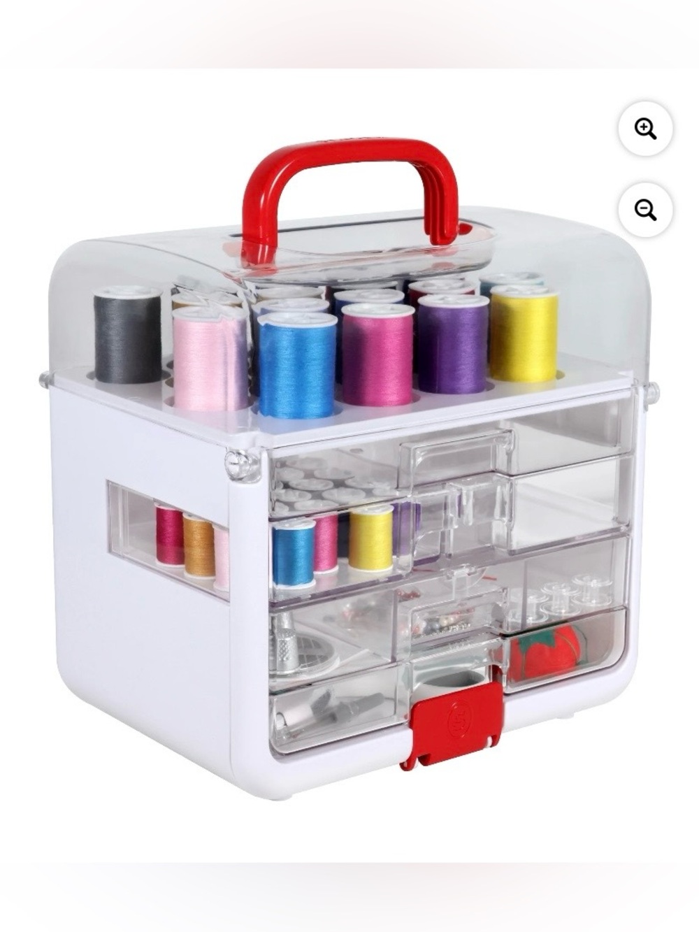 Singer Sew Essentials Plus , 224pcs Storage Organizer filled with notions- NWT - Picture 2 of 11